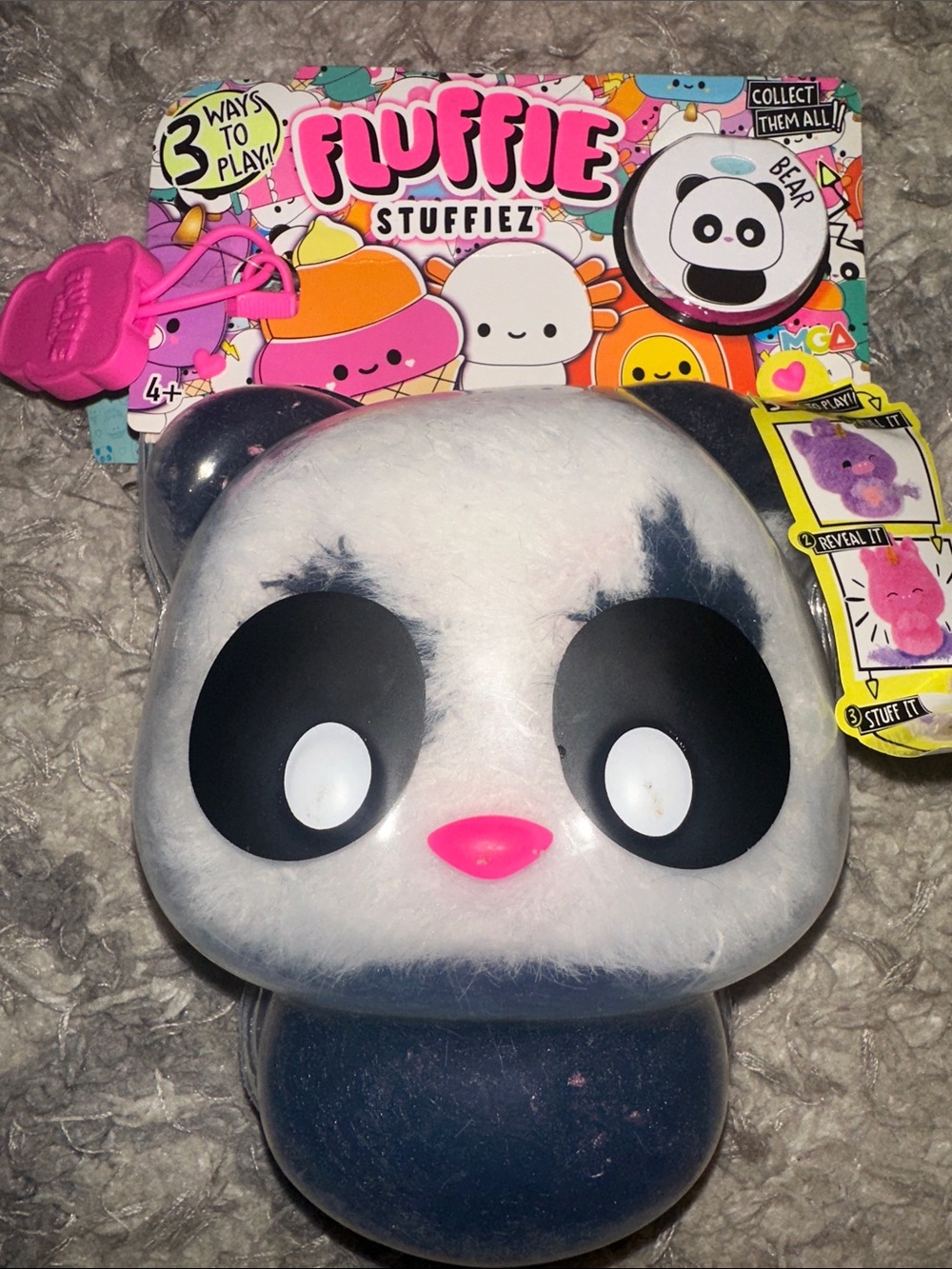 Panda Plush Toy - White & Black